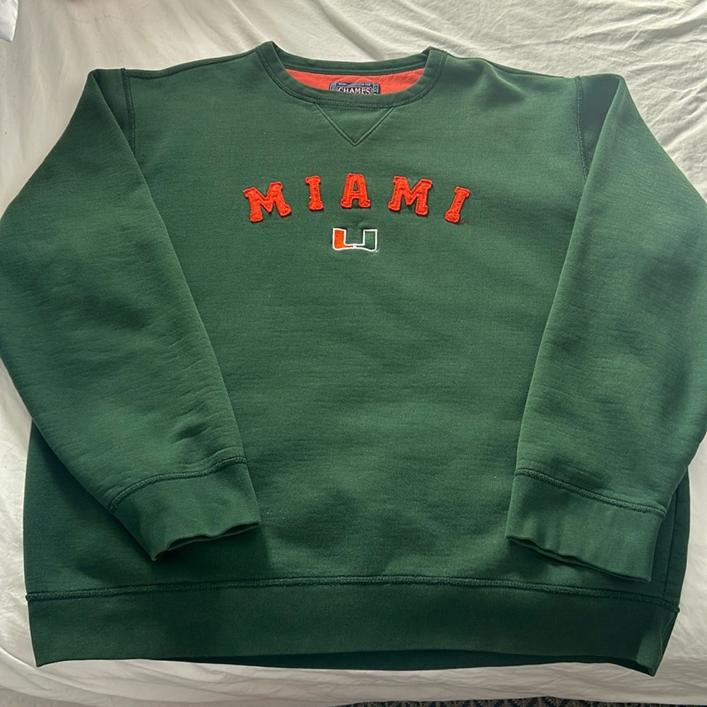 Vintage University of Miami crewneck